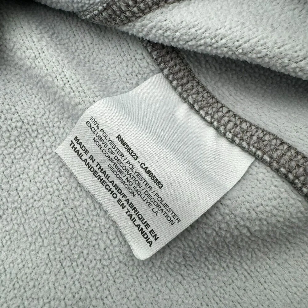 NIKE women's Medium gray pullover hoodie sweatshirt red swoosh kangaroo pocket‎